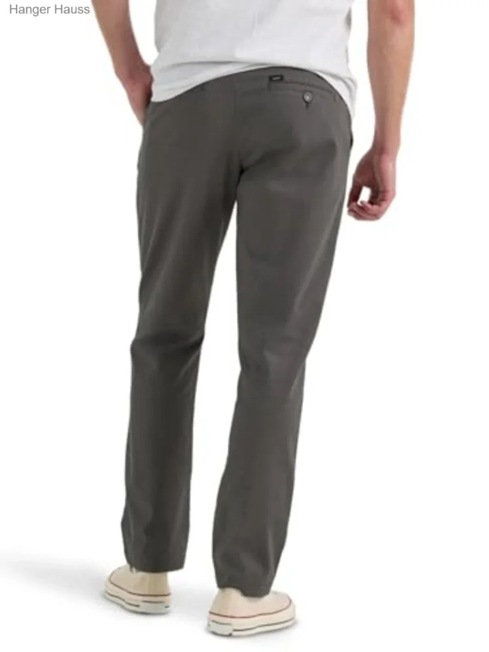 Men's Relaxed Fit Tapered Pants with Flex Waistband Stretch